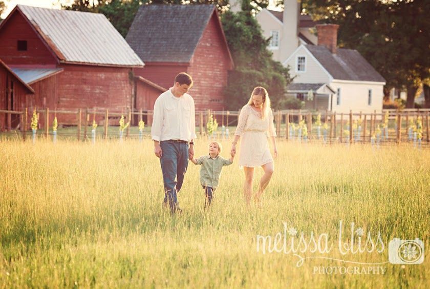 family photo shoot farm