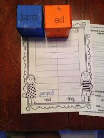 First Grade and Flip Flops: Inflectional endings– A quick center for you!