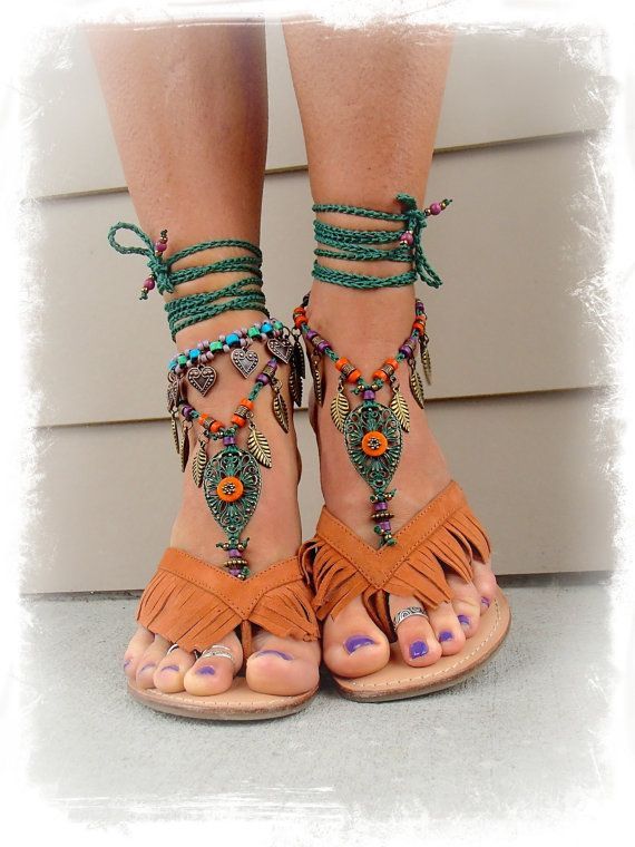*** For your FAIRY soul, mind and body ***    NOTE: Beaded Anklet and Flip Flops not included-please read on   Pictures # 2,4 and
