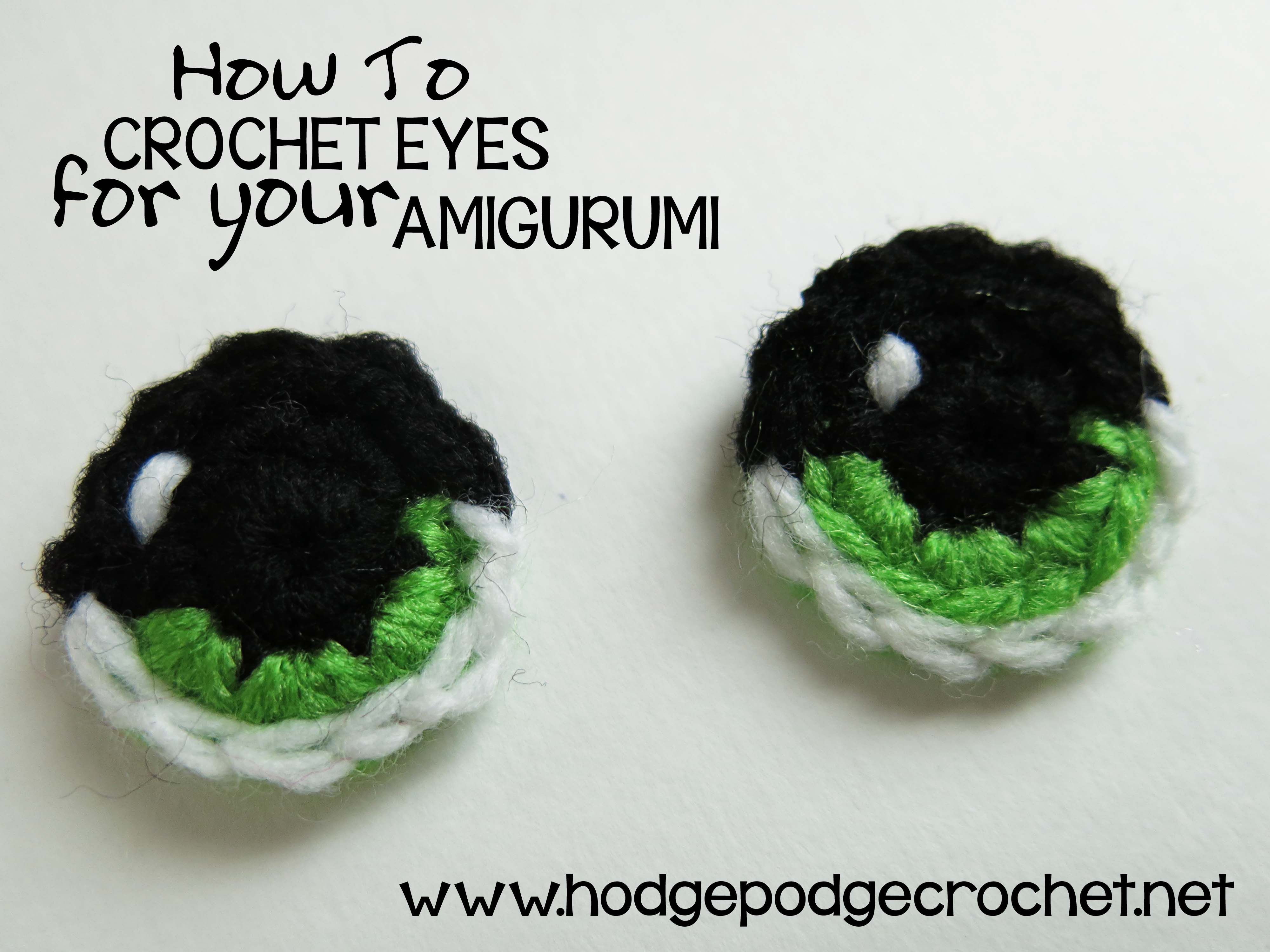 How To Crochet Eyes For Your Amigurumi