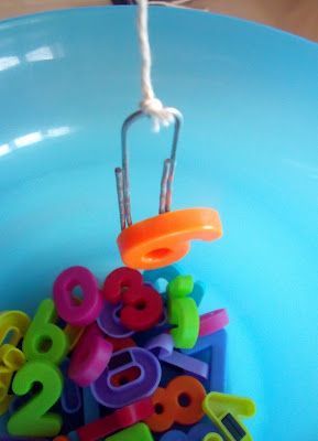 Magnet fishing – this could put some life back into the magnet center! Kids could also fish for two and compare greater than, less