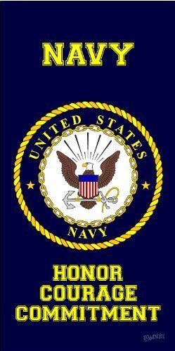 Navy United States Armed Forces Military… Navy Beach Towel