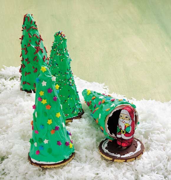 Secret Santa trees. Wow, I love this idea. I have to find someway to use it for other Holidays too.
