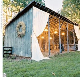 Shed make over, perfect for a Fall Feast with outdoor loving friends and family