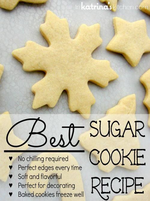 The Perfect Sugar Cookie Recipe want to try these for spring.