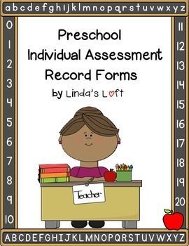 These Preschool Assessment Record Forms from Lindas Loft for Little Learners are a great way to keep track and document individual
