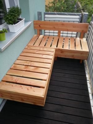Anleitung für eine Douglasie Holz Lounge! So wird dein(e) Balkon/Terrasse zur ultimativen Chill-Out-Lounge!