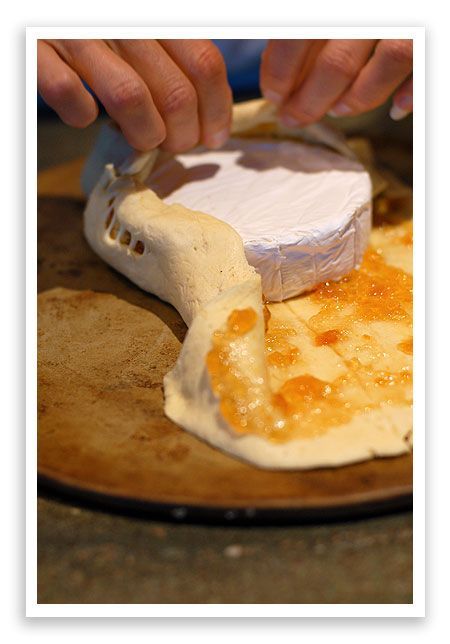 baked brie – just made this tonight for the girlfriends and it was amazing! I used the habanero/cherry jelly from Costco.