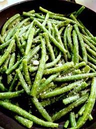Caesar Green Beans – fast, easy, delicious side dish – gotta have them with everything! Healthy and crisp!