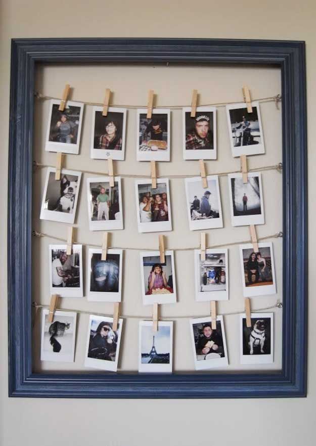 Cute DIY Room Decor Ideas for Teens – DIY Bedroom Projects for Teenagers – DIY Photo Frame Tutorial