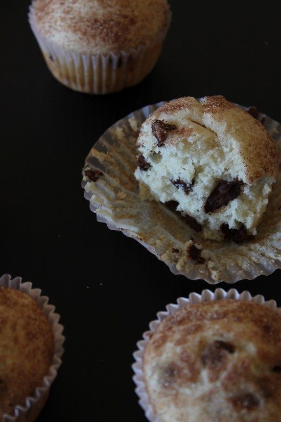 Eggless Chocolate Chips Muffins-grocery store day but hungry for muffins!! ran out of milk And eggs, made these muffins with