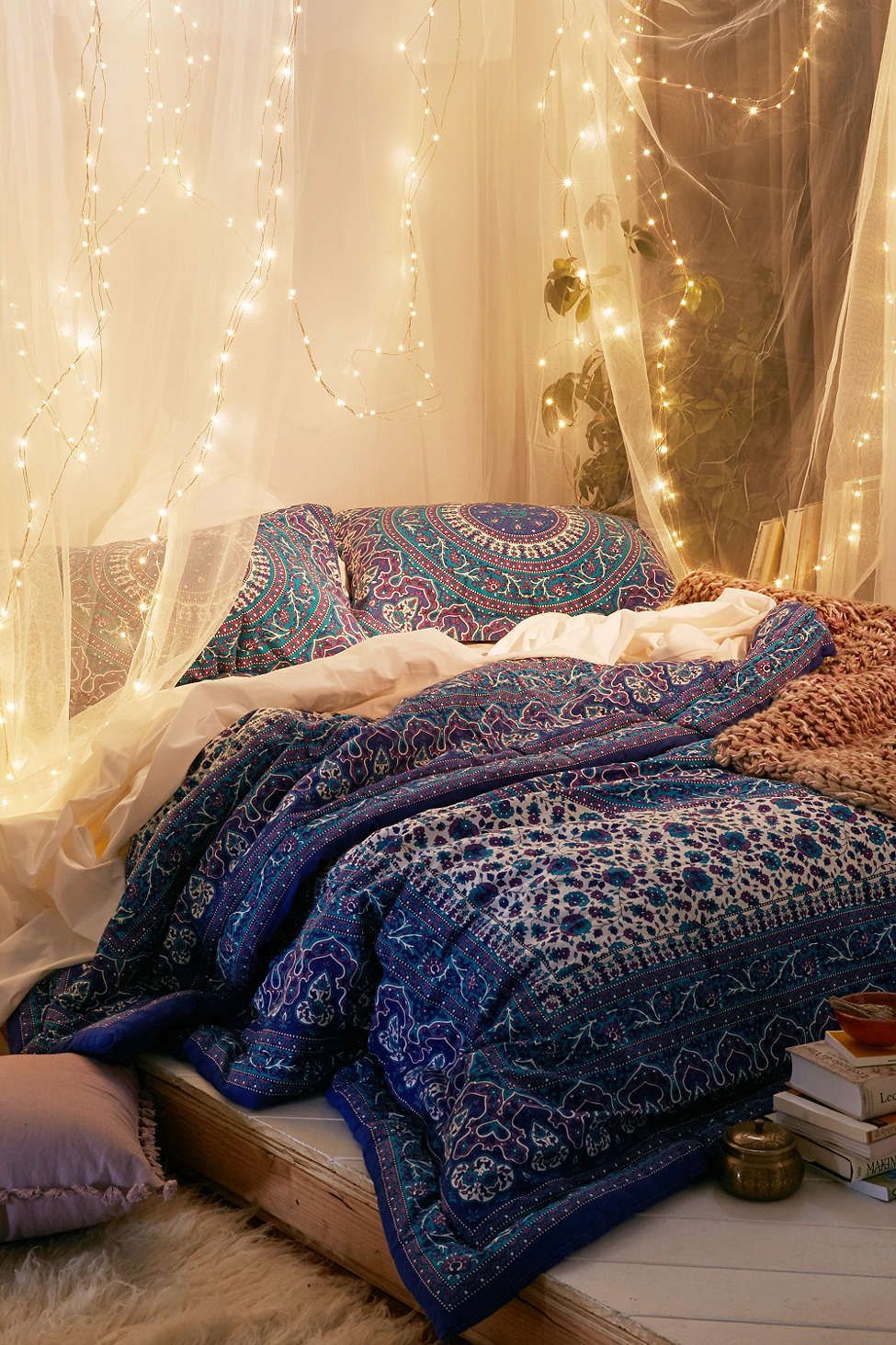 Firefly String Lights from Urban Outfitters, theres just so much potential with pretty little lights. I think the balcony would