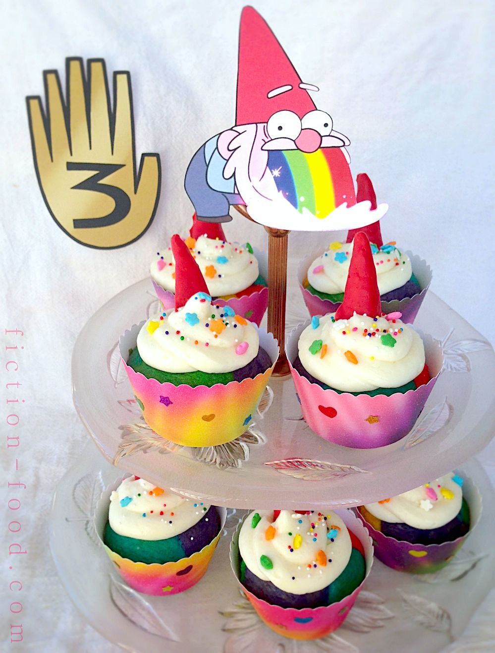 Food Adventures (in fiction!): Gnome Puke Cupcakes for “Gravity Falls”