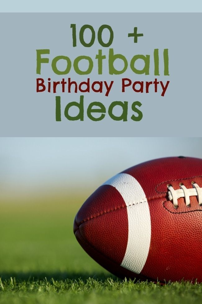 Football party ideas…says for kids, but i dont think so…for adults also…just scroll down as bit  !    Follow our boards