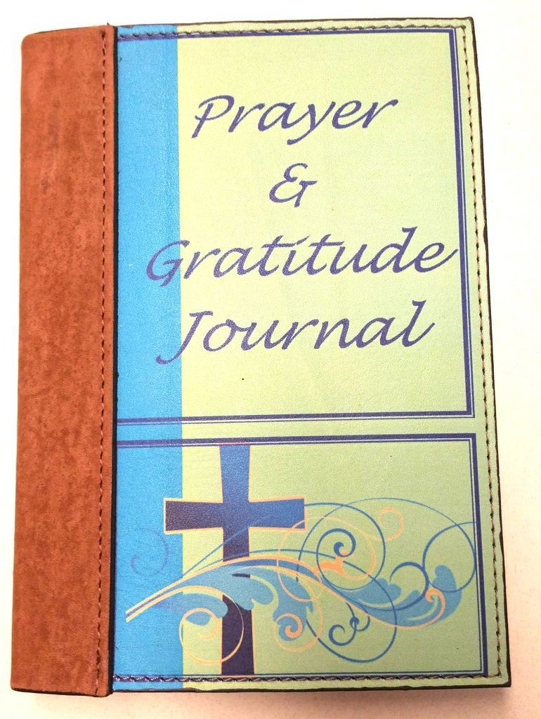 Genuine Leather Prayer and Gratitude Journal | Notebook for Prayers and Thanks