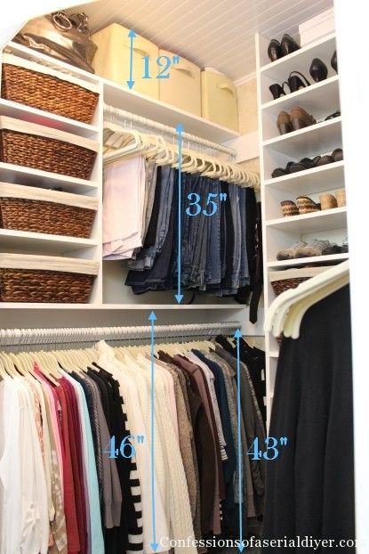 How to build a closet without breaking the bank! (This was built by a girl!)