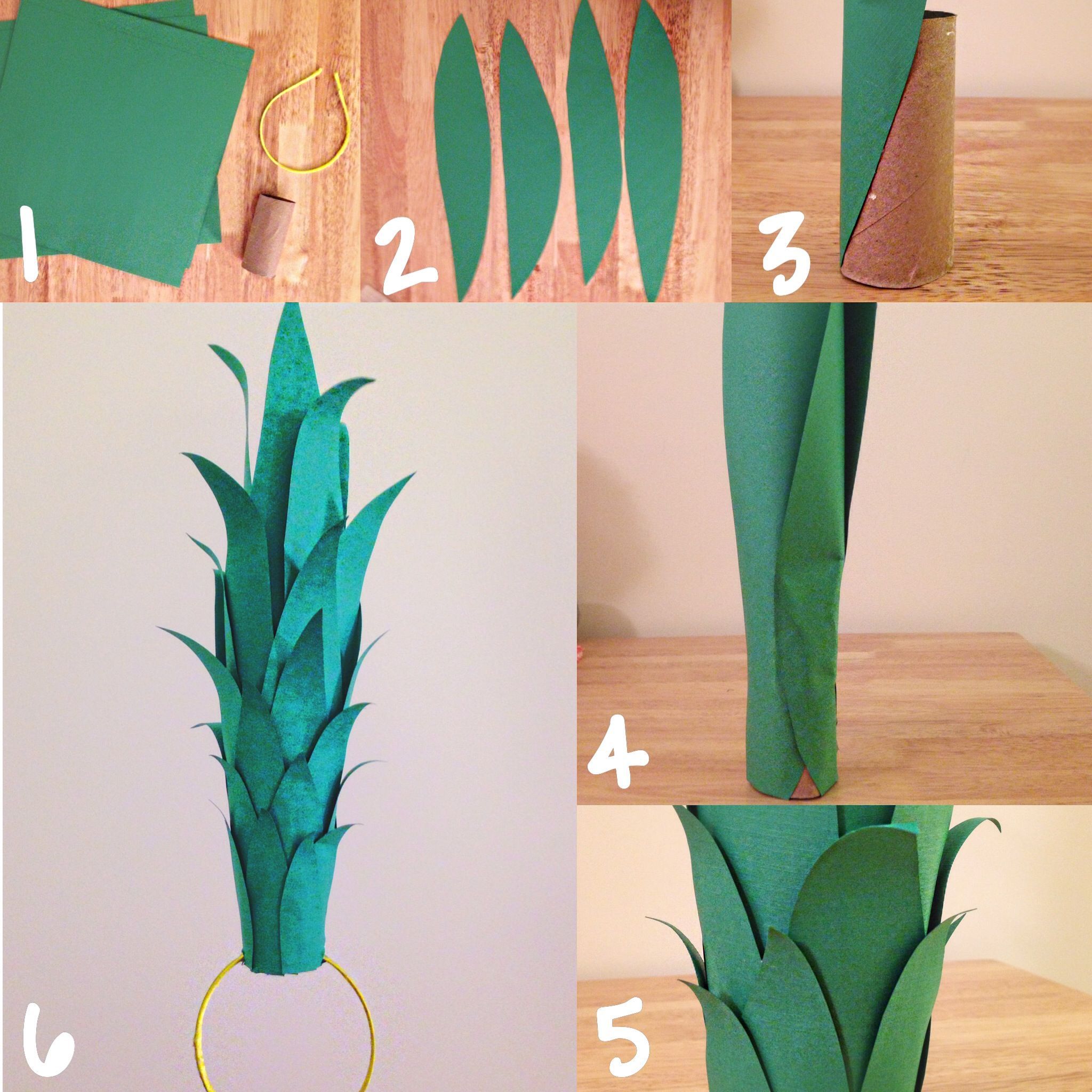Instagram @Aisha Lee DIY pineapple costume tutorial. Pineapple hat tutorial. Super easy!
