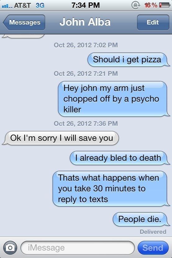 Just as long as you don’t ignore them. | 27 Texts Youd Only Get From Your Best Friend