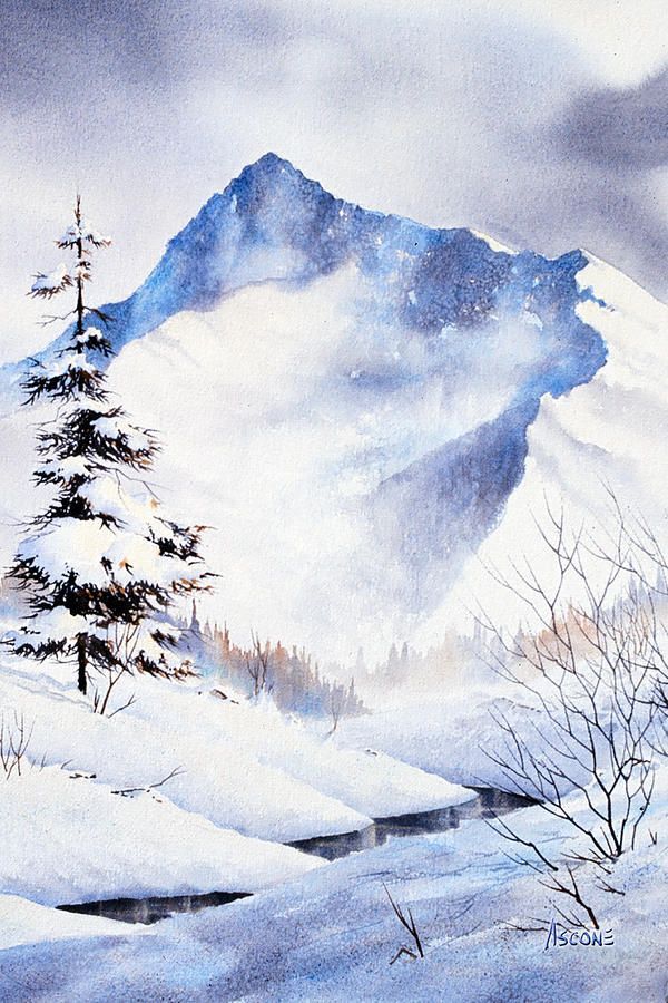 Omalley Peak Painting  – Omalley Peak Fine Art Print