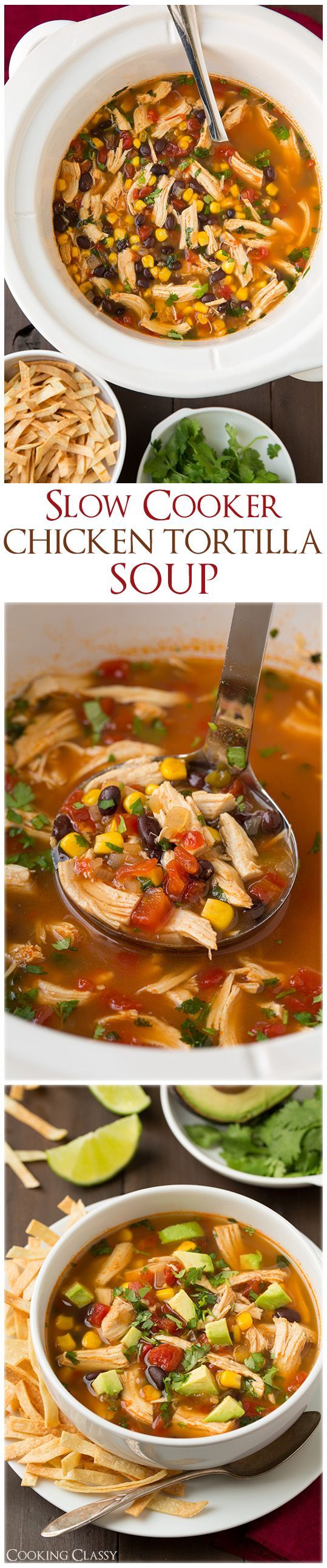 Slow Cooker Chicken Tortilla Soup – this is definitely going to be added to our dinner rotation, LOVED it and its so easy!