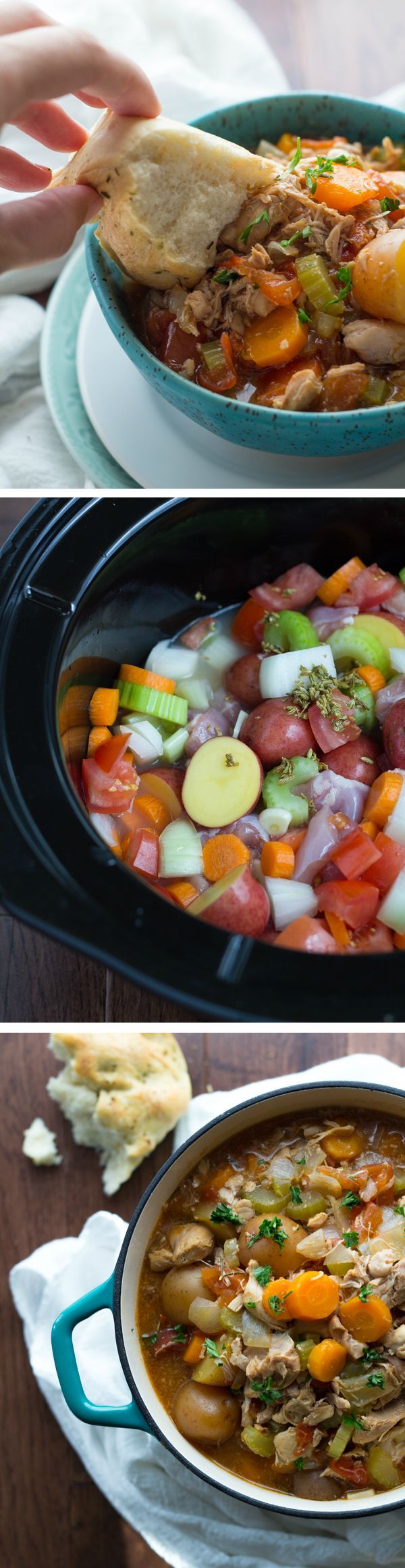 Slow Cooker Tuscan Chicken Stew.. Tested this for my Shrinking On a Budget Meal Plan last week – just now getting around to