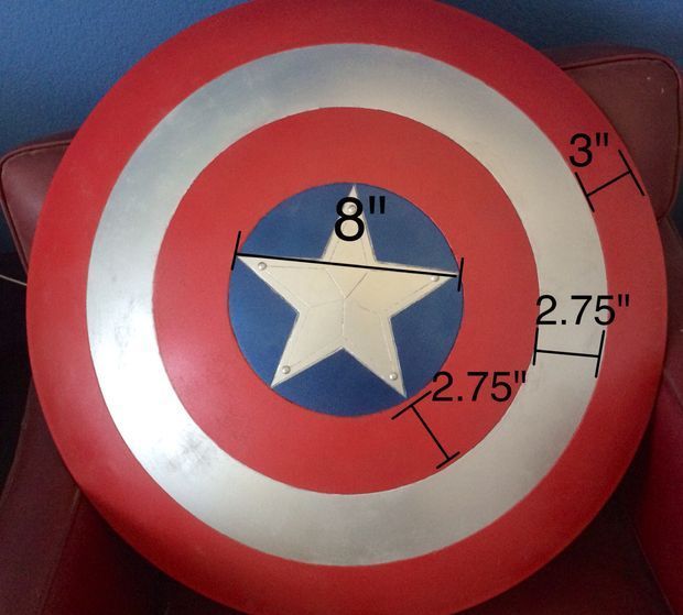 This is the best Captain America Shield tutorial Ive found. Looks good, and the instructions are thorough and precise.