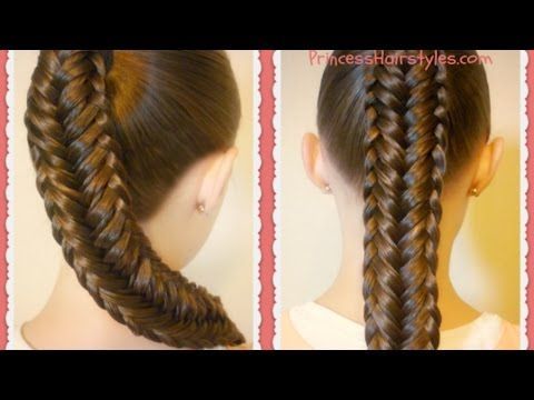 Twisted Edge Fishtail Braid, Hair Tutorial – YouTube
