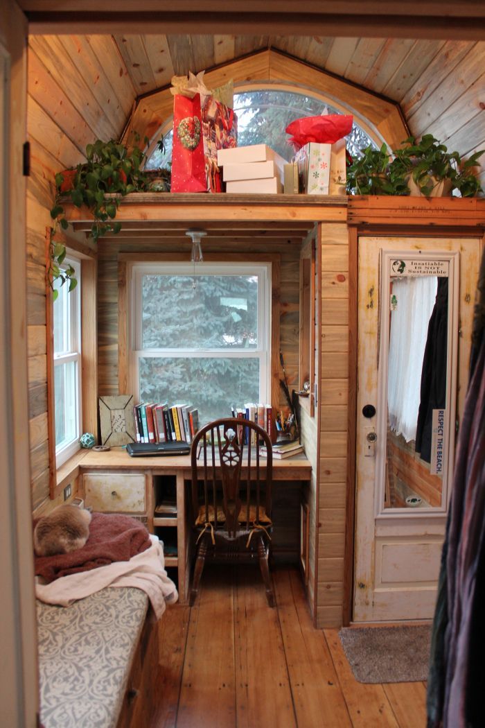 Aprils tiny house…130 square foot tiny house on wheels