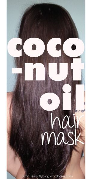 Coconut oil hair mask. (If too heavy for your hair, can use a gentler oil such as jojoba or apricot kernel.)