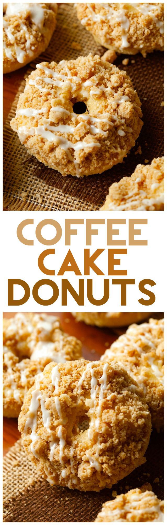 Coffee Cake Donuts… A delicious crumb topping and glazed top a delicious donut… what is not to love?!
