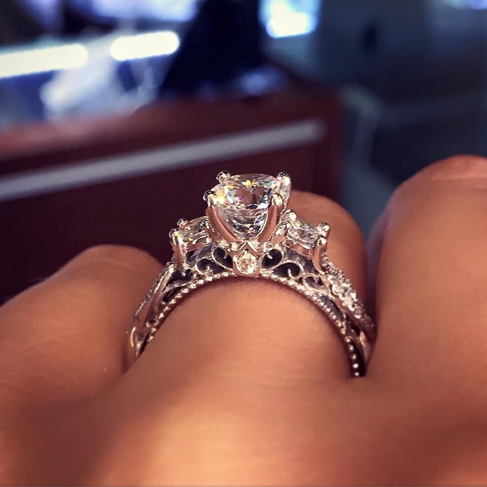 Diamond Engagement Ring by Verragio – Exquisite!