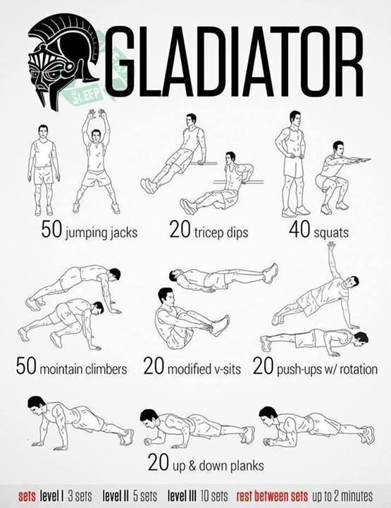 Gladiator workout