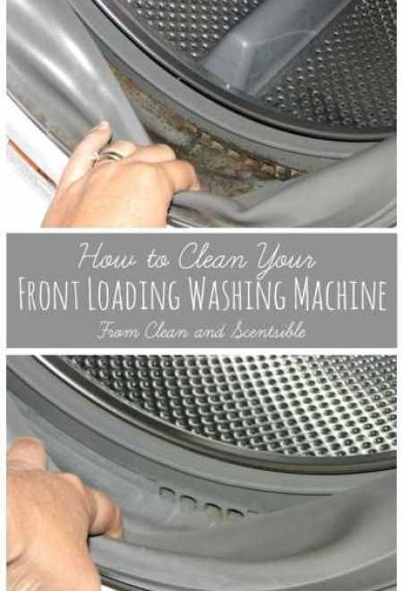 How to clean your front loading washing machine.