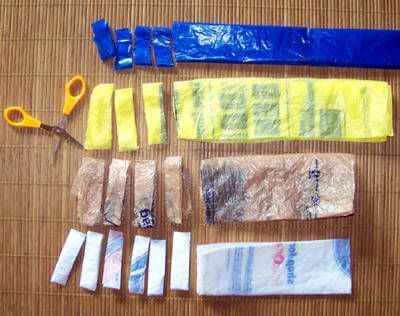 How to make Plarn (which can then be made into rugs that dont biodegrade for 1000 years).