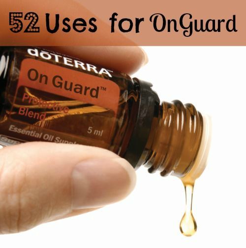 ON GUARD – “antibiotic in a bottle” 52 Top uses for OnGuard Essential Oil 1. Mix with a tbsp of water, gargle for 1 minute
