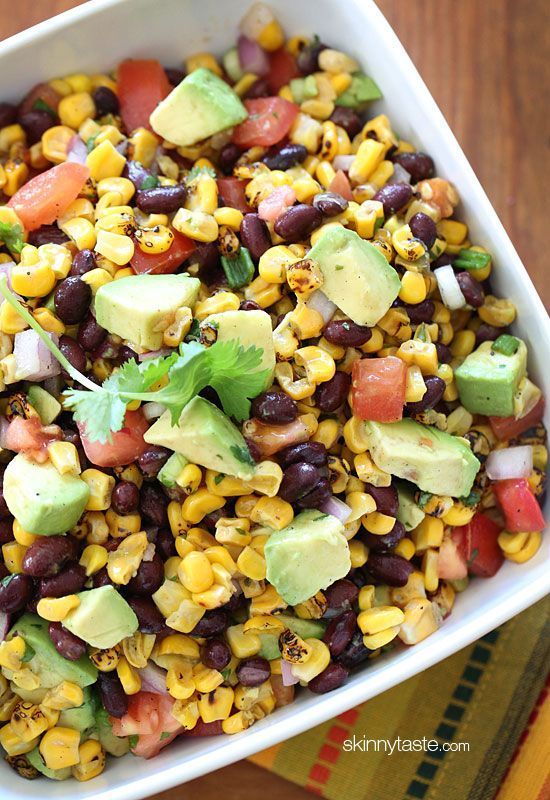 Skinny Southwestern Black Bean Salad | Slim Down Recipes