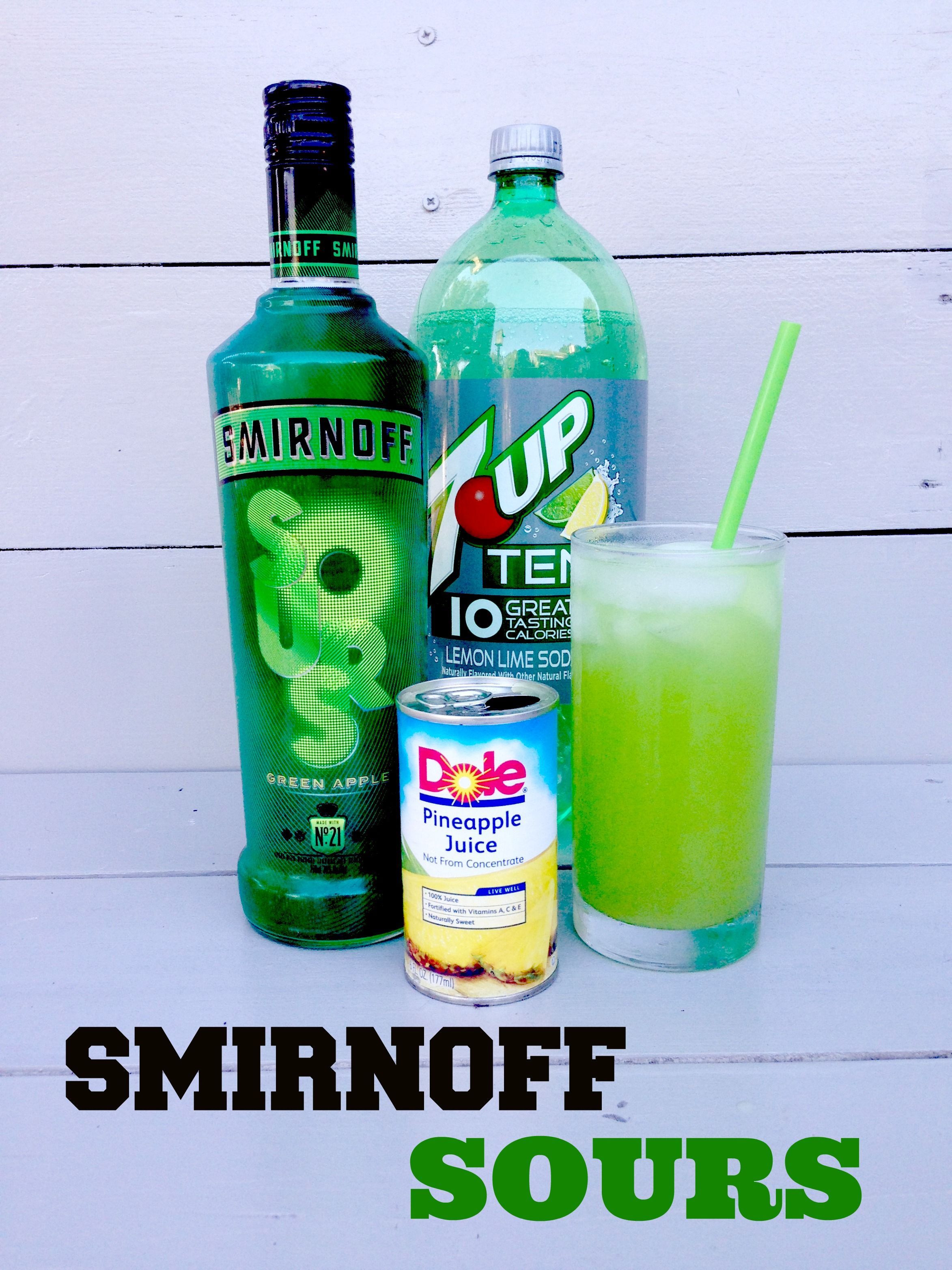 Smirnoff Sours Green Apple Vodka Recipe