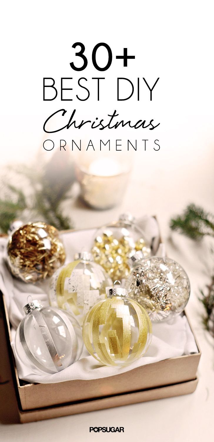 Some DIY ornaments… Some of them can be done using old materials you have lying around! Just think – some of these ornaments are