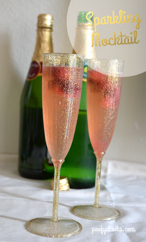 Sparkling Raspberry Mocktail – perfect for the kids and guests who dont drink alcohol!