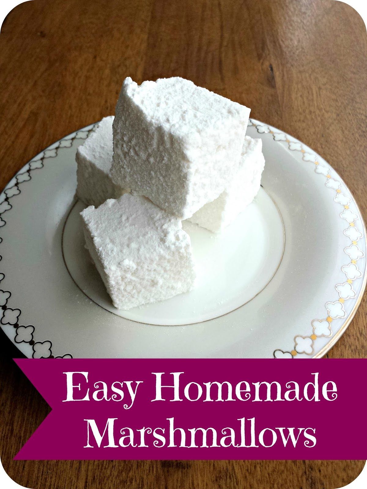 Super easy homemade marshmallow recipe  No corn syrup no candy thermometer