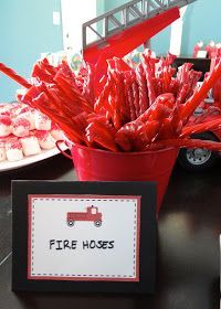 The Journey of Parenthood…: Firetruck Party Decorations!