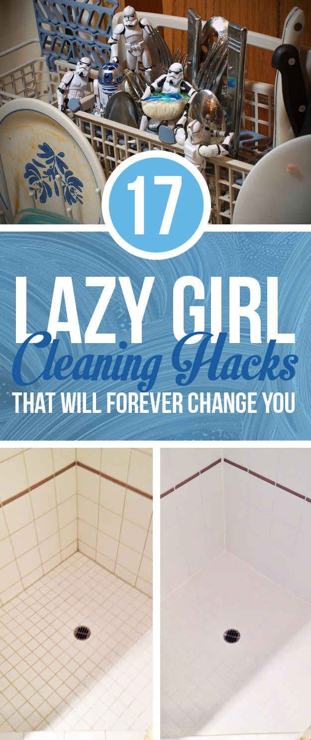 Why didnt I ever think to blend soap and water through a blender to clean it? 17 Lazy Girl Cleaning Hacks That Will Forever Change