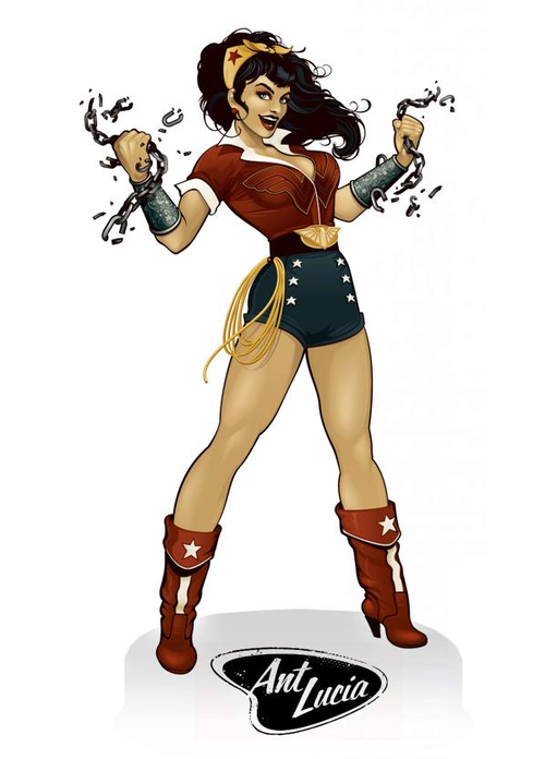 WWII Pin-up Style Meets Modern-Day Feminism in D.C. Bombshells Series | Big Fish Blog
