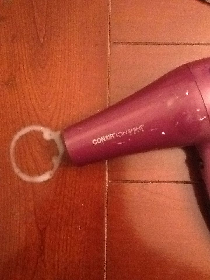 For when those party guests messed up your furniture, use your hair dryer. -   31 Ways To Seriously Deep Clean Your Home
