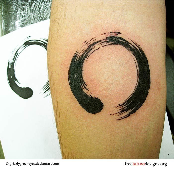 an open enso can speak to imperfection as an essential and inherent aspect of our existence. I think I might get this on the back