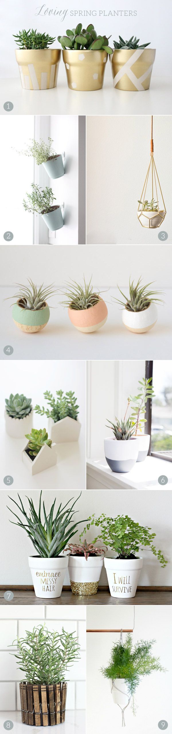 Beautiful DIY Planters | The Sweetest Occasion
