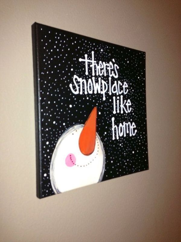 Canvas Painting Projects: playful diy canvas art that anyone can dive into and create! @Homedit.com