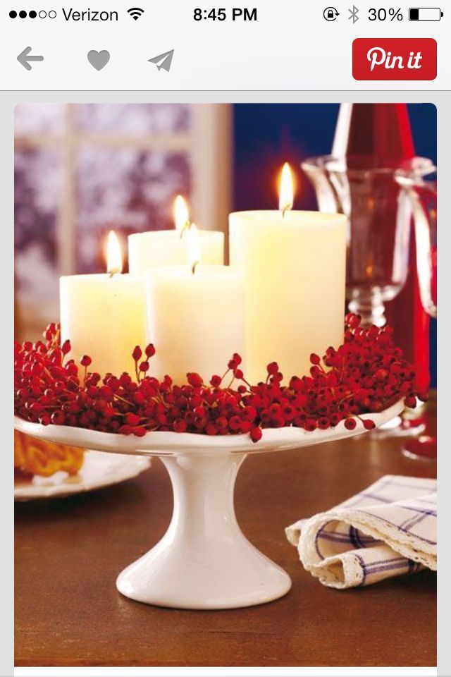 Christmas decor I would put this fab decoration ias the centerpiece of my dinner table, simple but stunning #TopCashback