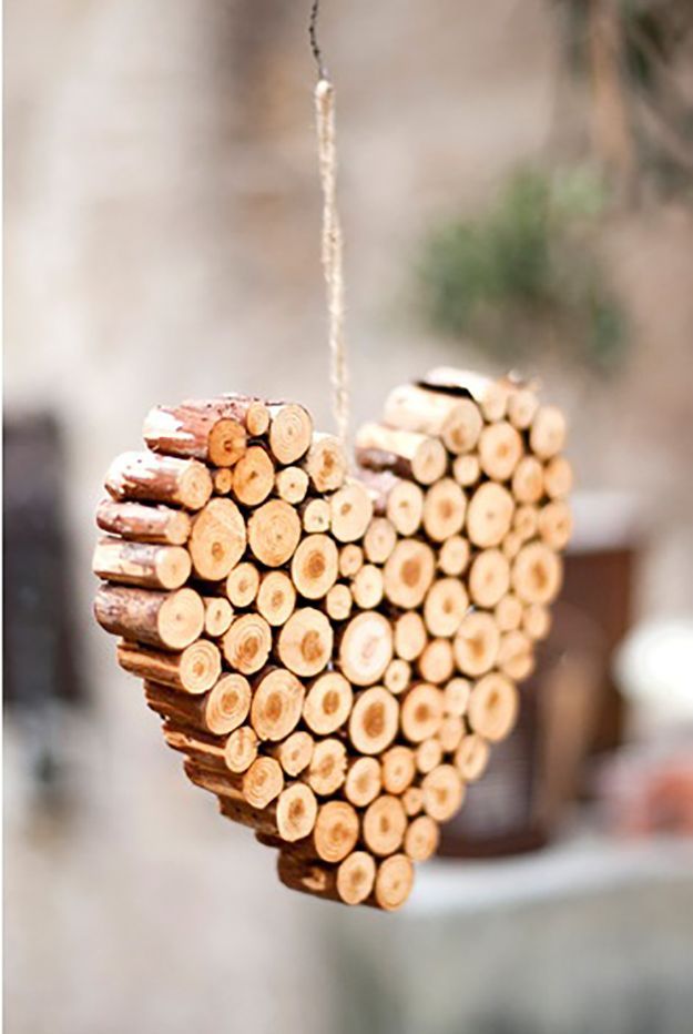 DIY Projects for the Home DIY Twig Heart