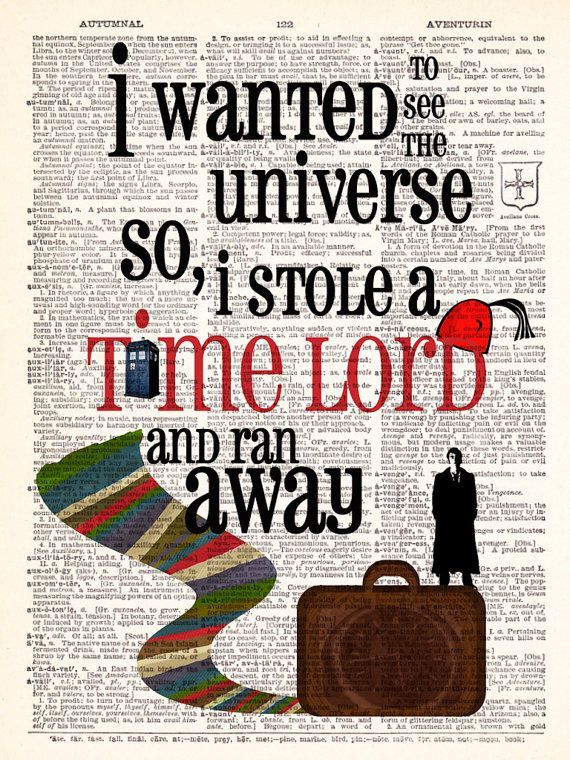 Dr Who Stolen Time Lord Geekery  David Tennant by TheRekindledPage, $6.98